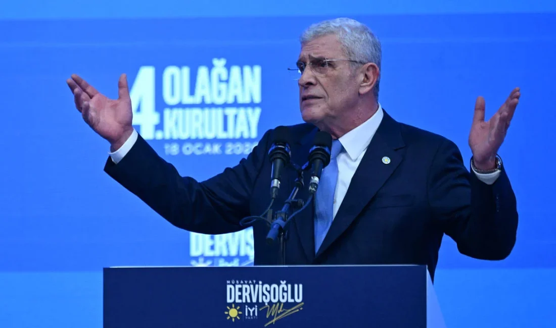 İYİ Parti 4. Olağan Kurultayı’nda tek aday olan Müsavat Dervişoğlu,