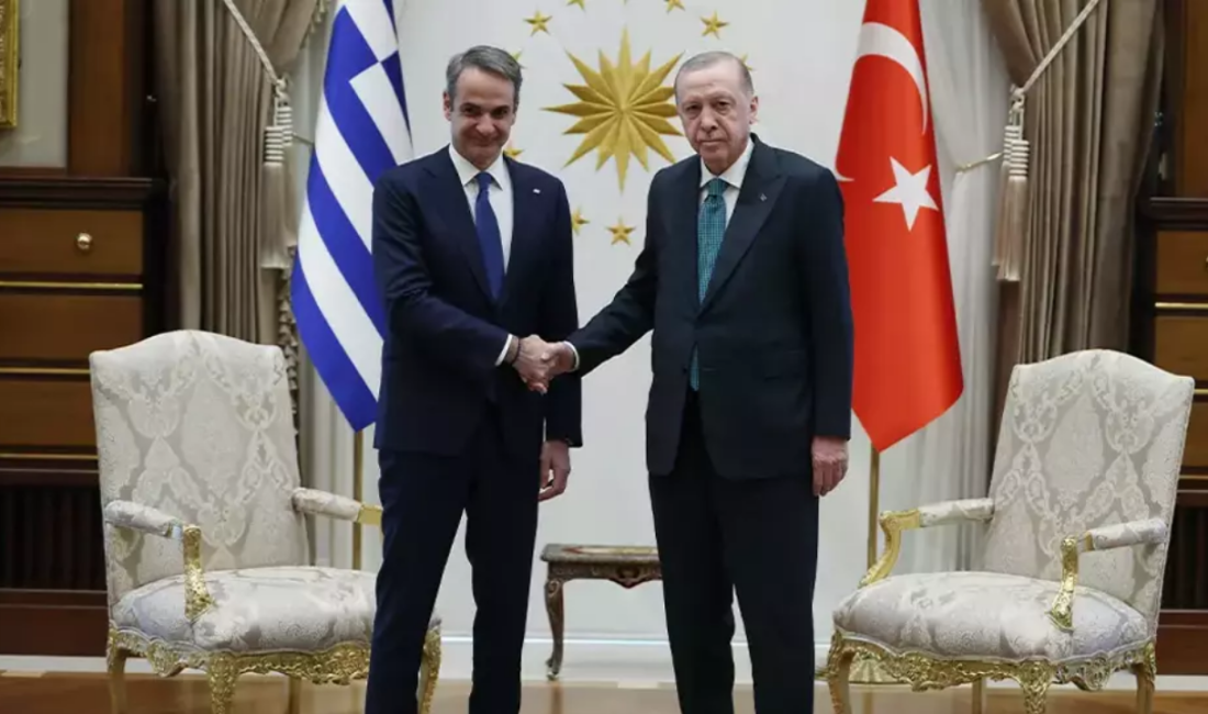 Yunanistan Başbakanı Kiryakos Miçotakis’in Ankara’da Cumhurbaşkanı Recep Tayyip Erdoğan ile