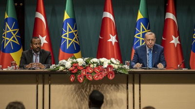 Cumhurbaşkanı Recep Tayyip Erdoğan, Addis Ababa’da Etiyopya Başbakanı Abiy Ahmed