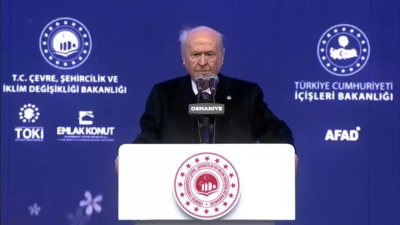 MHP lideri Devlet Bahçeli, Osmaniye’de deprem çalışmalarına ilişkin muhalefeti eleştirerek