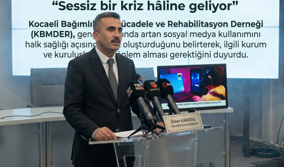 Kocaeli Bağımlılıkla Mücadele ve Rehabilitasyon Derneği (KBMDER), gençler arasında artan