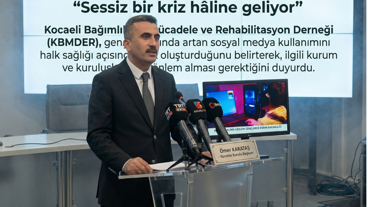 Kocaeli Bağımlılıkla Mücadele ve Rehabilitasyon Derneği (KBMDER), gençler arasında artan