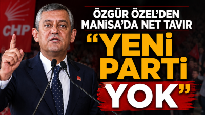 Özgür Özel, Manisa'da yeni parti kuracakları iddiasını kesin dille yalanlayarak