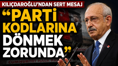 Kemal Kılıçdaroğlu, "Bugüne kadar ahlaki üstünlüğümüze yönelik eleştiri yapılamamıştı, ne