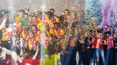 Galatasaray, Trendyol Süper Lig’de kazandığı 26’ncı şampiyonluğu RAMS Park’ta düzenlenen