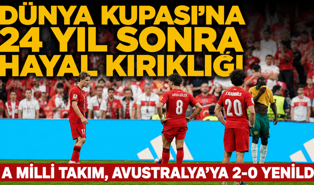 A Milli Futbol Takımı, 24 yıl aradan sonra katıldığı Dünya