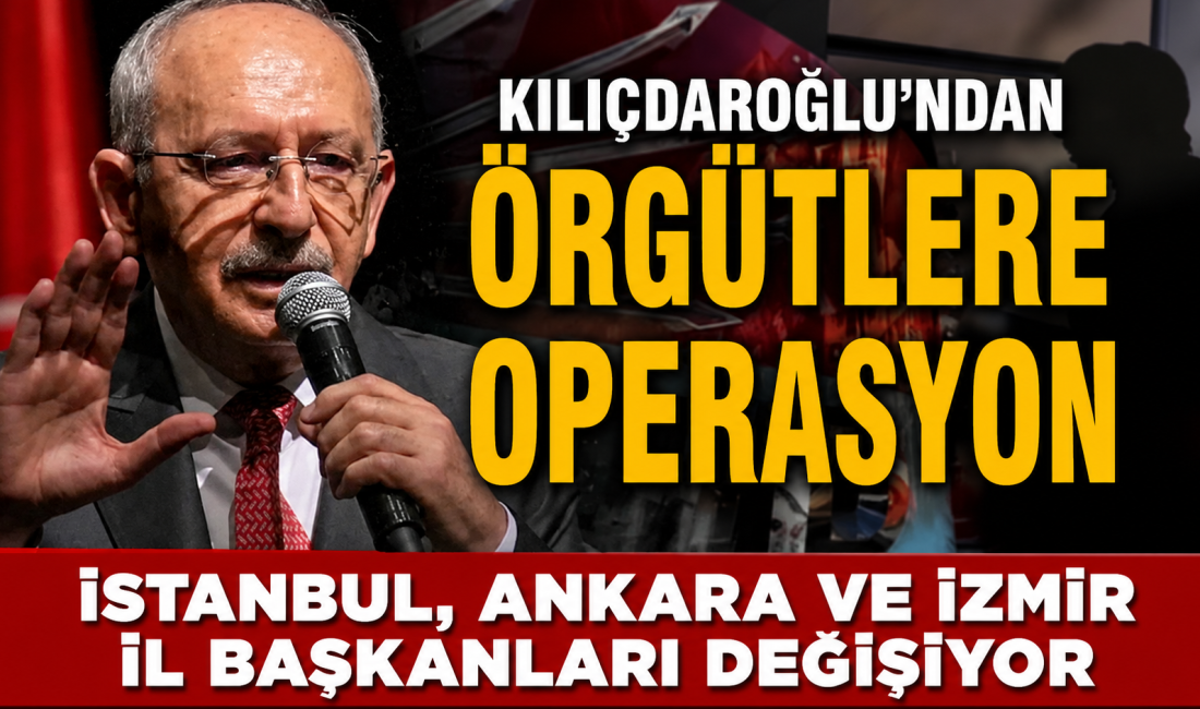 CHP'de Kemal Kılıçdaroğlu yönetimi, örgütlerde kapsamlı bir değişime gidiyor. tv100'de