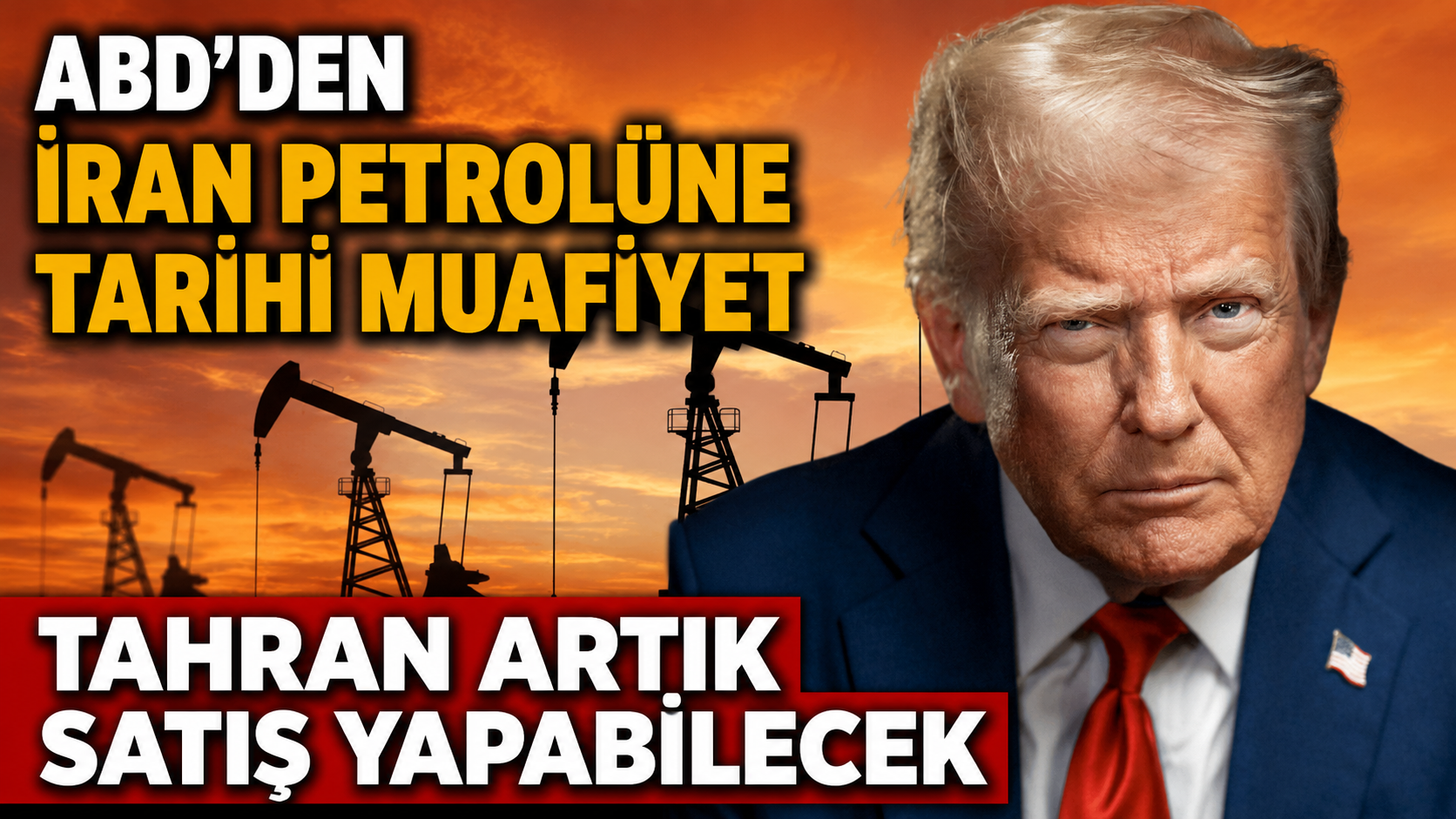ABD'den İran'a kritik yeşil ışık: Tahran, 21 Ağustos'a kadar petrol