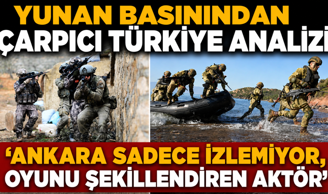 Yunan basını, Türkiye'nin Doğu Akdeniz'deki yükselen gücünü mercek altına aldı.