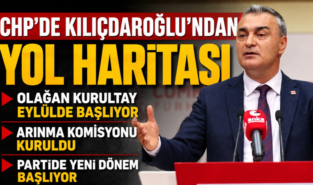 CHP Sözcüsü Müslim Sarı, olağan kurultay için eylül ayının ilk