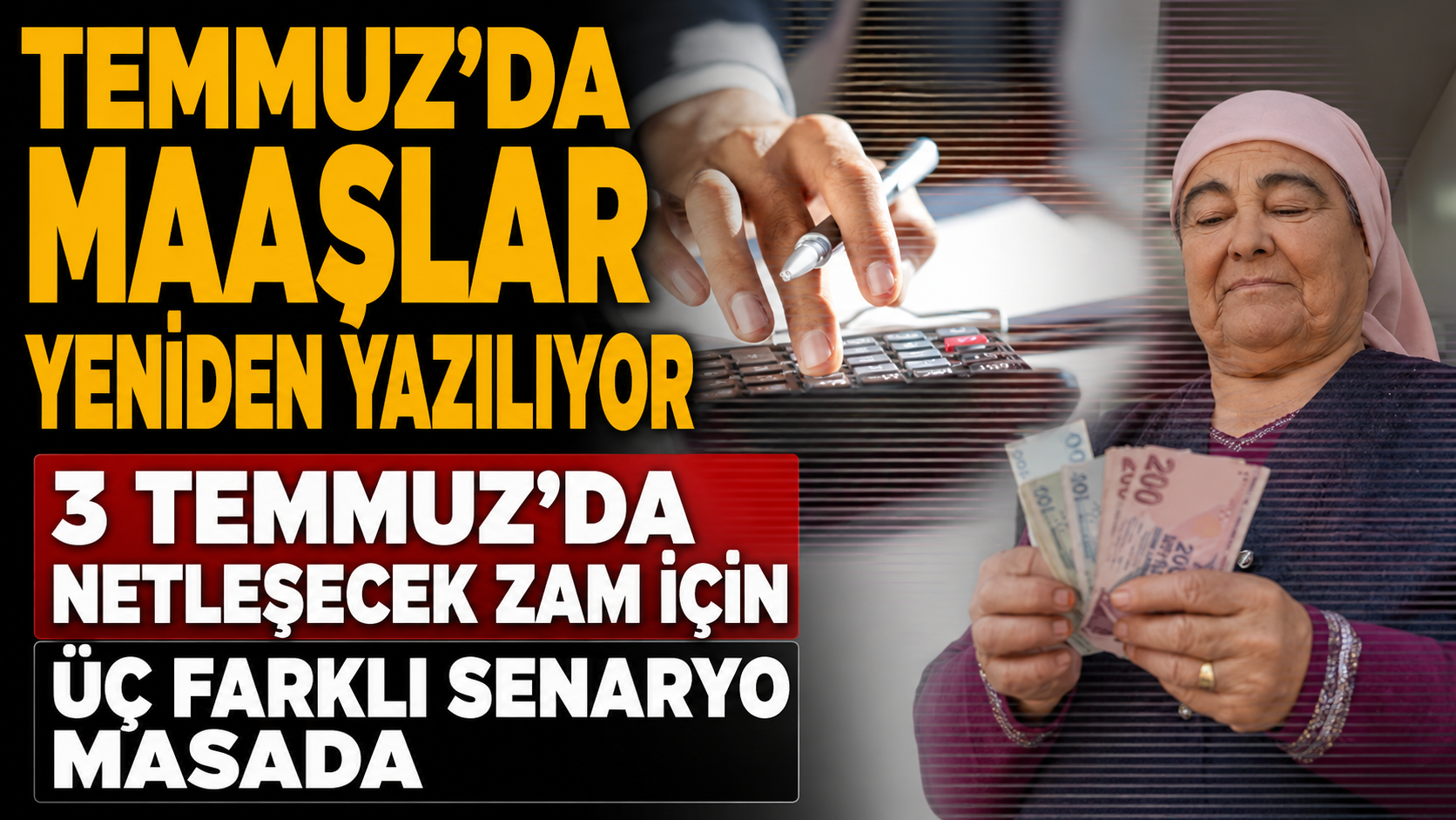 Milyonlarca memur ve emekli, 3 Temmuz’da açıklanacak haziran enflasyonunu bekliyor.