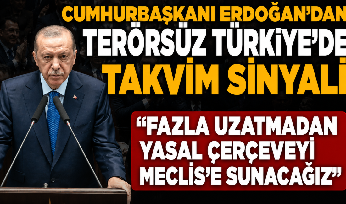 Cumhurbaşkanı Erdoğan, AK Parti grup toplantısında Terörsüz Türkiye sürecinde yasal