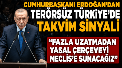 Cumhurbaşkanı Erdoğan, AK Parti grup toplantısında Terörsüz Türkiye sürecinde yasal
