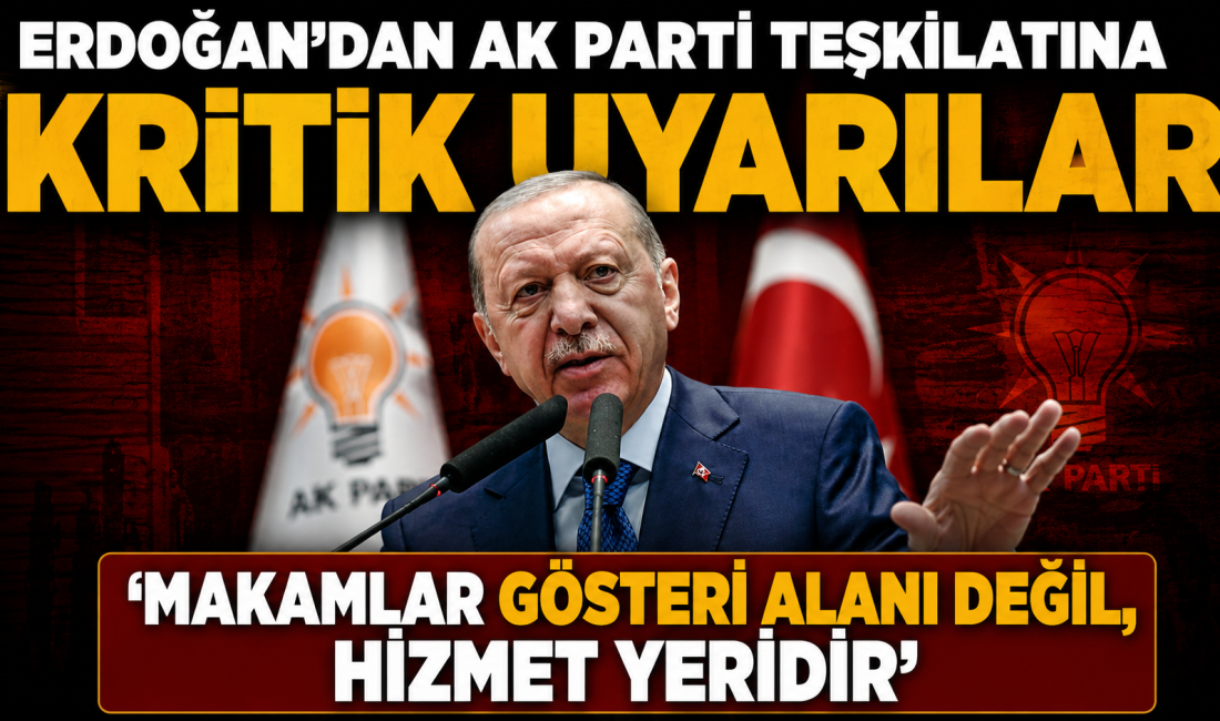 AK Parti Genişletilmiş İl Başkanları Toplantısı’nda konuşan Cumhurbaşkanı Erdoğan, teşkilata