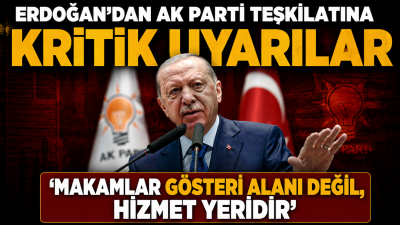 AK Parti Genişletilmiş İl Başkanları Toplantısı’nda konuşan Cumhurbaşkanı Erdoğan, teşkilata