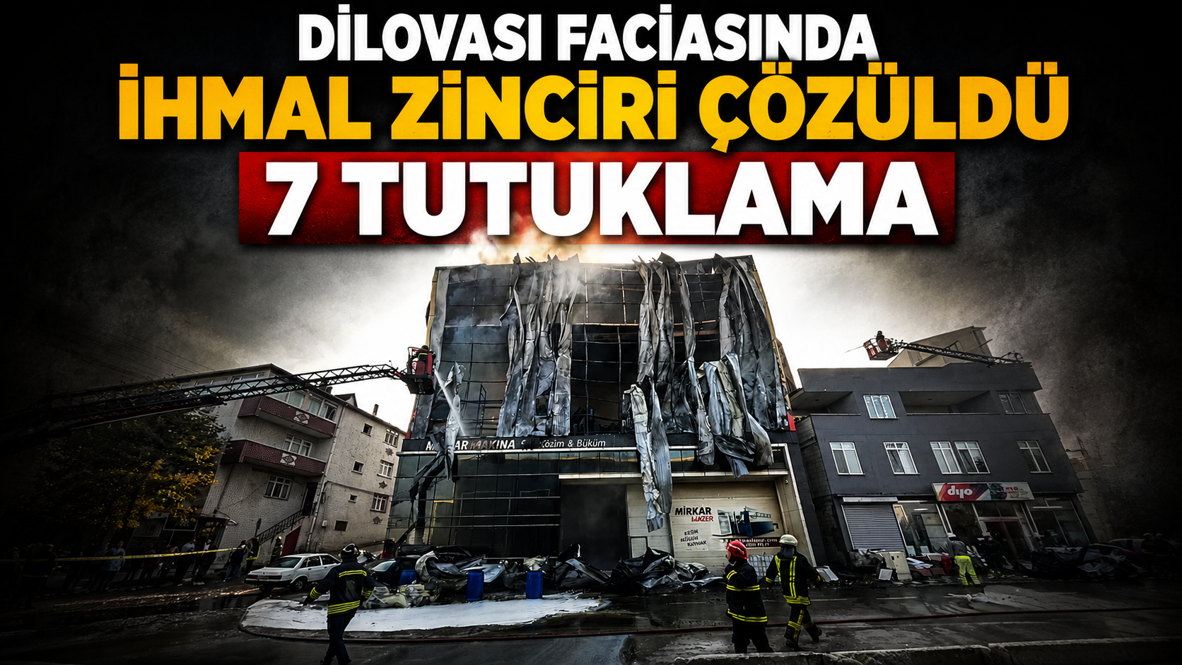 Dilovası'nda 3'ü çocuk 7 kişiye mezar olan kozmetik fabrikası yangınına