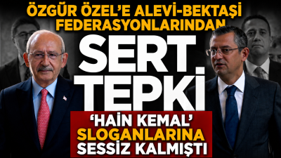 Garip Dede Cemevi'ndeki "Hain Kemal" sloganlarına sessiz kalan Özgür Özel'e