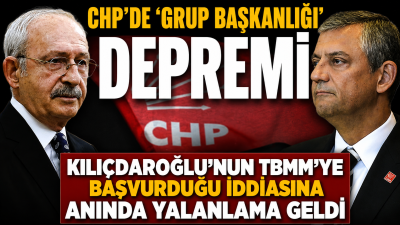Kılıçdaroğlu'nun Özgür Özel'in Grup Başkanlığı'nı düşürmek için TBMM'ye başvurduğu ve