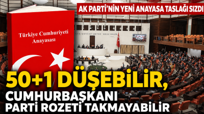 AK Parti'nin 25 toplantı sonunda tamamladığı yeni anayasa taslağında, Cumhurbaşkanı