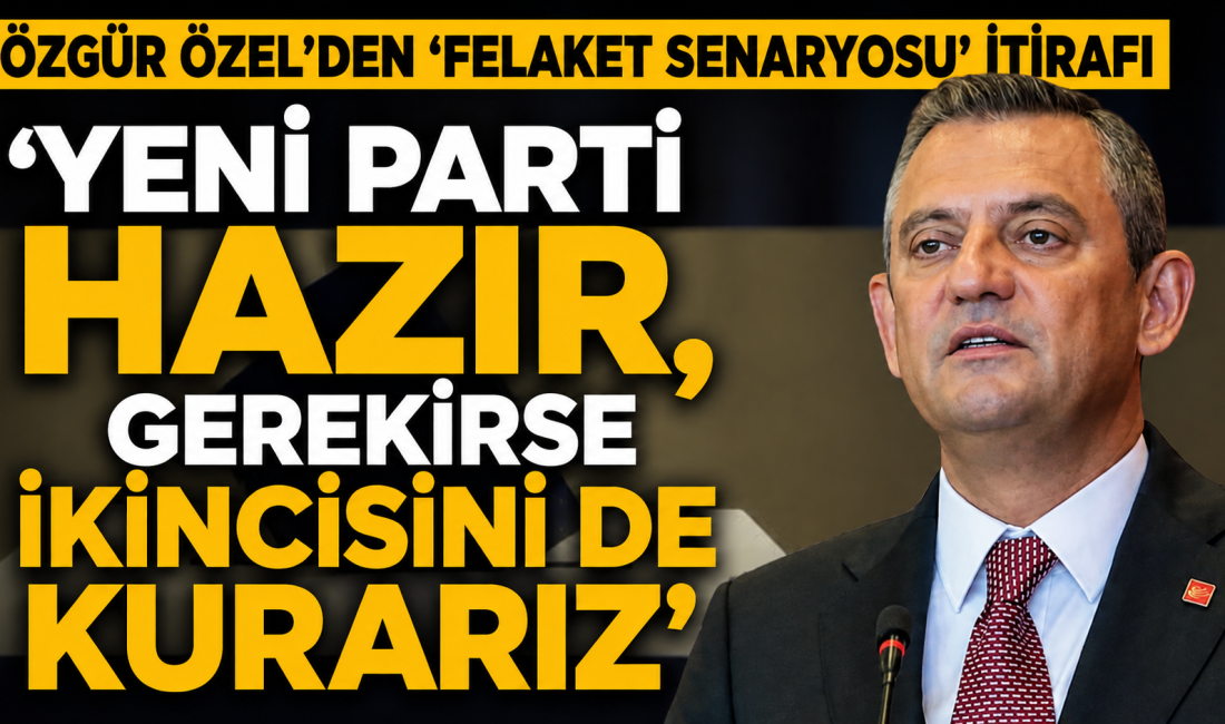 Özgür Özel, "felaket senaryosu" olarak nitelediği kapatılma ve seçime girememe