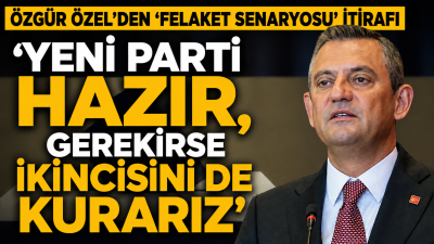 Özgür Özel, "felaket senaryosu" olarak nitelediği kapatılma ve seçime girememe