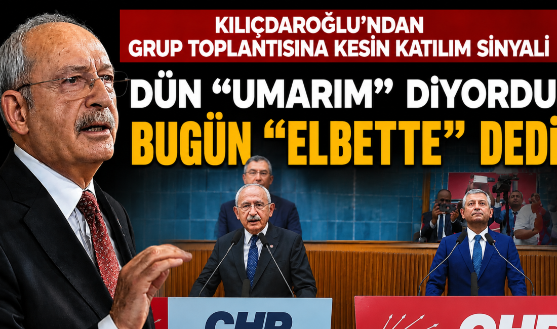 Kemal Kılıçdaroğlu, Salı günü yapılacak CHP grup toplantısına katılıp katılmayacağına