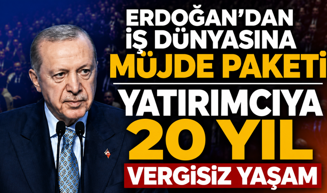 Cumhurbaşkanı Erdoğan'dan DEİK Genel Kurulu'nda iş dünyasına dev teşvik müjdesi: