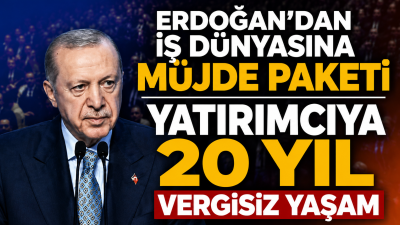 Cumhurbaşkanı Erdoğan'dan DEİK Genel Kurulu'nda iş dünyasına dev teşvik müjdesi: