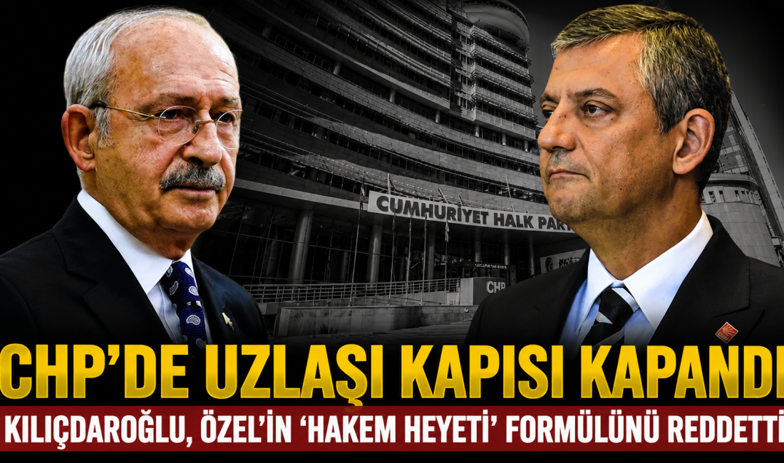 Özgür Özel'in olağanüstü kurultay için önerdiği bağımsız 'Hakem Heyeti' formülü,