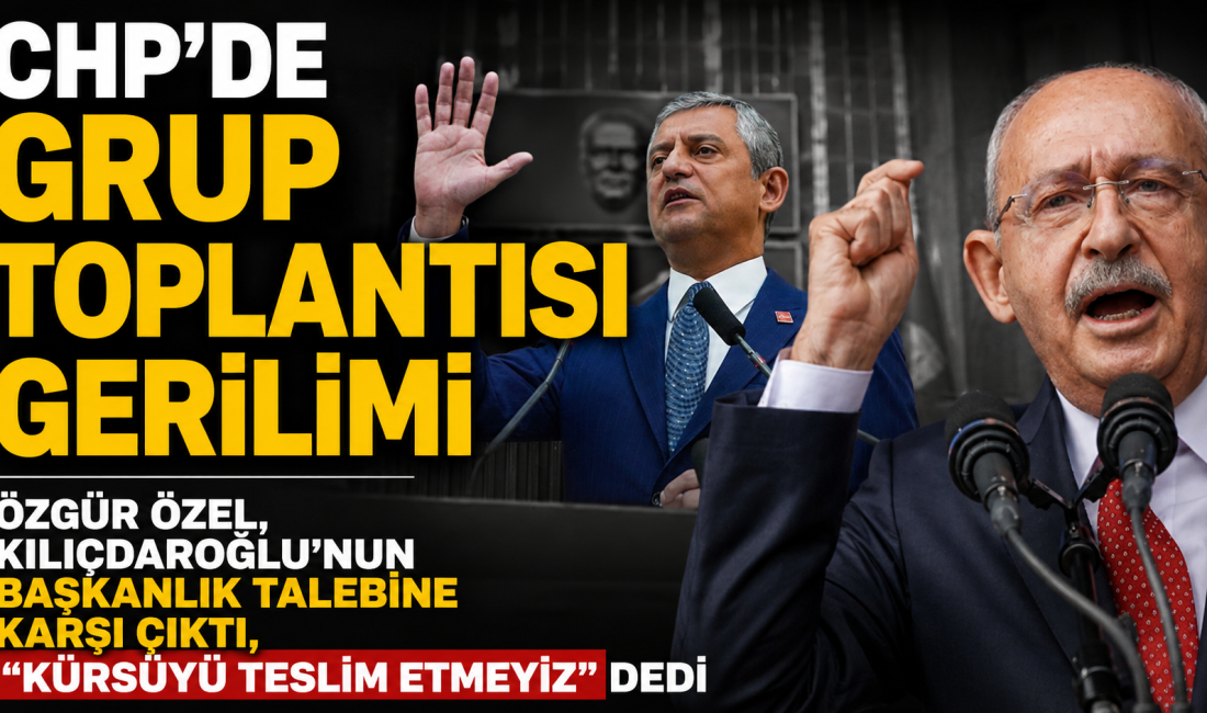 Özgür Özel, yarınki CHP grup toplantısına kendisinin başkanlık edeceğini açıkladı.