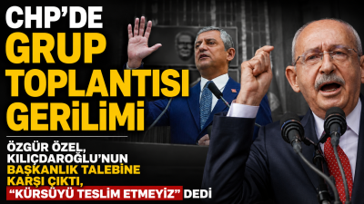 Özgür Özel, yarınki CHP grup toplantısına kendisinin başkanlık edeceğini açıkladı.