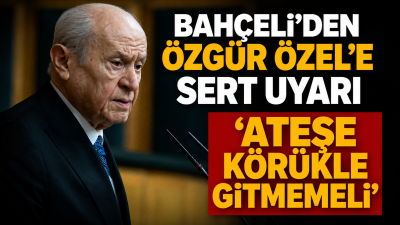MHP lideri Devlet Bahçeli, CHP'deki çift başlı yönetim krizine sert