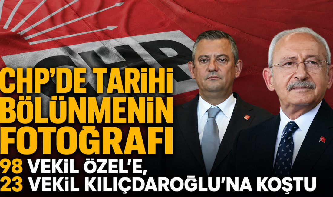 CHP'deki tarihi bölünmenin rakamları ortaya çıktı: Özgür Özel'in Meclis'teki grup