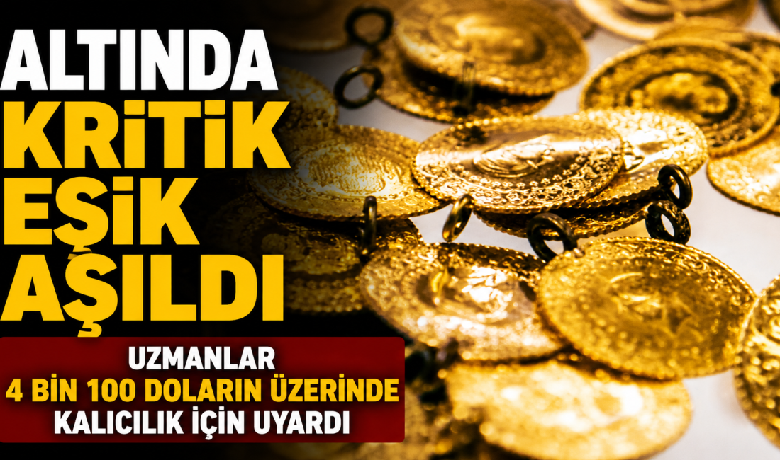 Ons altın, ABD istihdam verisi sonrası 4 bin 100 dolar