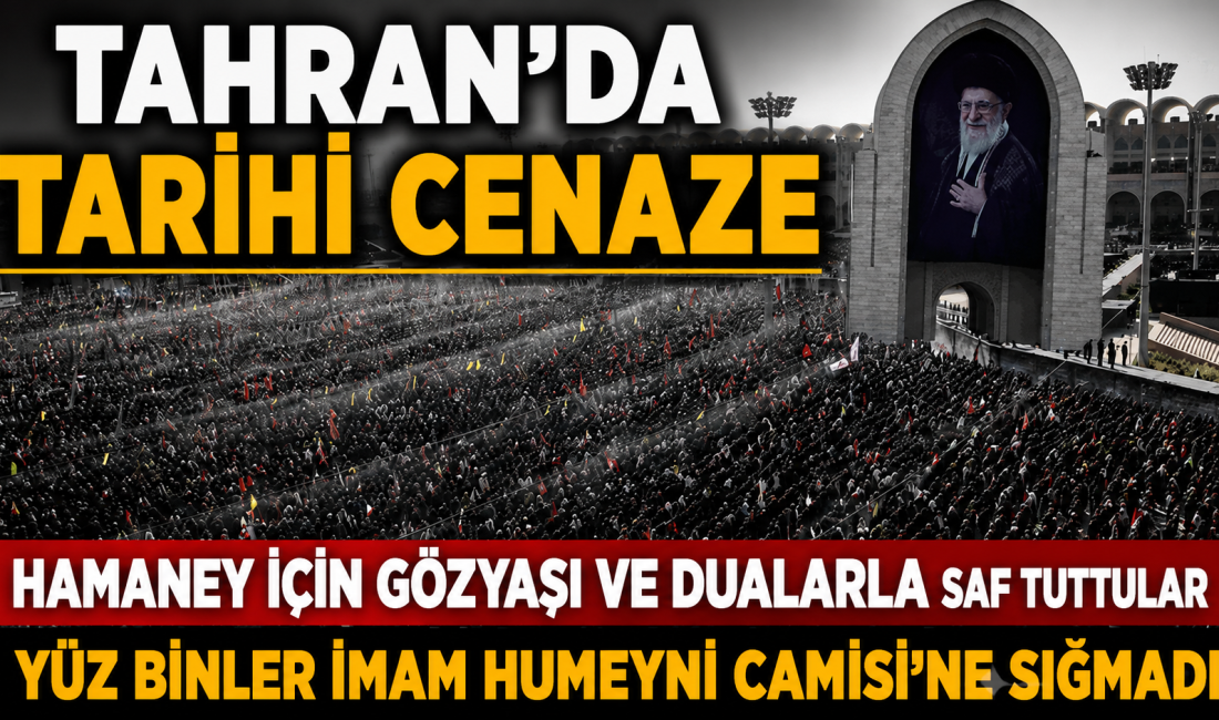 İran'ın eski dini lideri Ali Hamaney için Tahran'daki İmam Humeyni