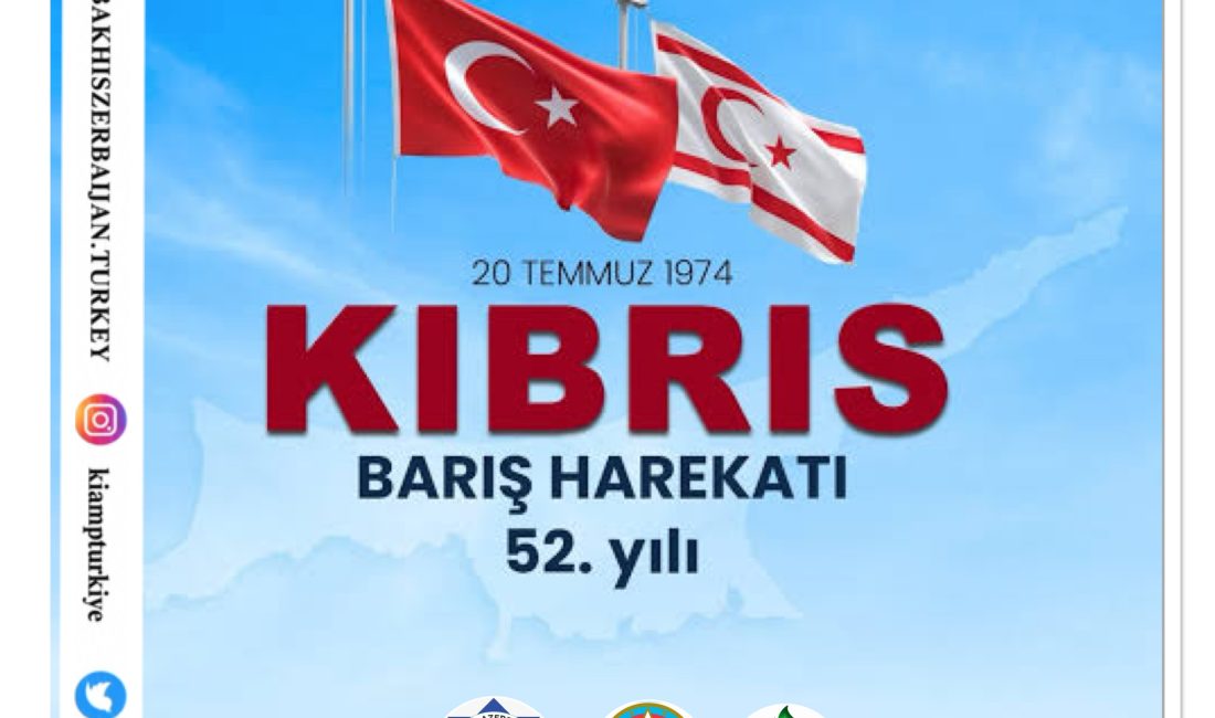 Aziz Milletimiz; Bugün, Kıbrıs Türkü’nün varoluş mücadelesini taçlandıran, esaret zincirlerini