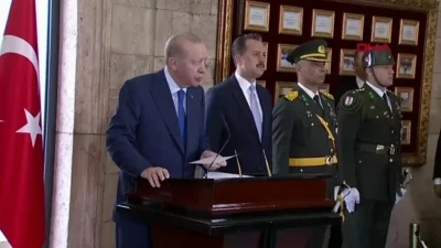 Cumhurbaşkanı Recep Tayyip Erdoğan, 30 Ağustos Zafer Bayramı’nın 104. yıl