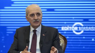 TBMM Başkanı Numan Kurtulmuş, Anadolu Ajansı Editör Masası'nda yaptığı açıklamalarda,