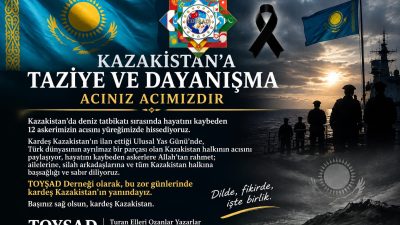 Kazakistan’da deniz tatbikatı sırasında hayatını kaybeden 12 askerimizin acısını yüreğimizde