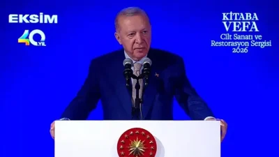 Cumhurbaşkanı Recep Tayyip Erdoğan, İstanbul Tophane-i Amire'de düzenlenen "Kitaba Vefa"