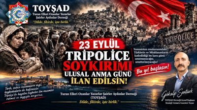 1821’de Mora’da katledilen Türklerin ve Müslümanların hatırası yaşatılmalıdır 23 Eylül