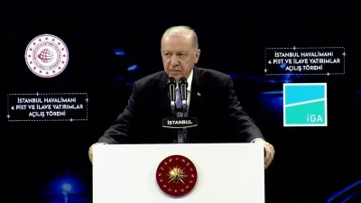 Cumhurbaşkanı Recep Tayyip Erdoğan, İstanbul Havalimanı'nda 4. Pist ve İlave