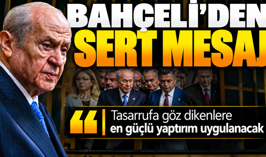 MHP Genel Başkanı Devlet Bahçeli, TBMM grup toplantısında fon soruşturmasını