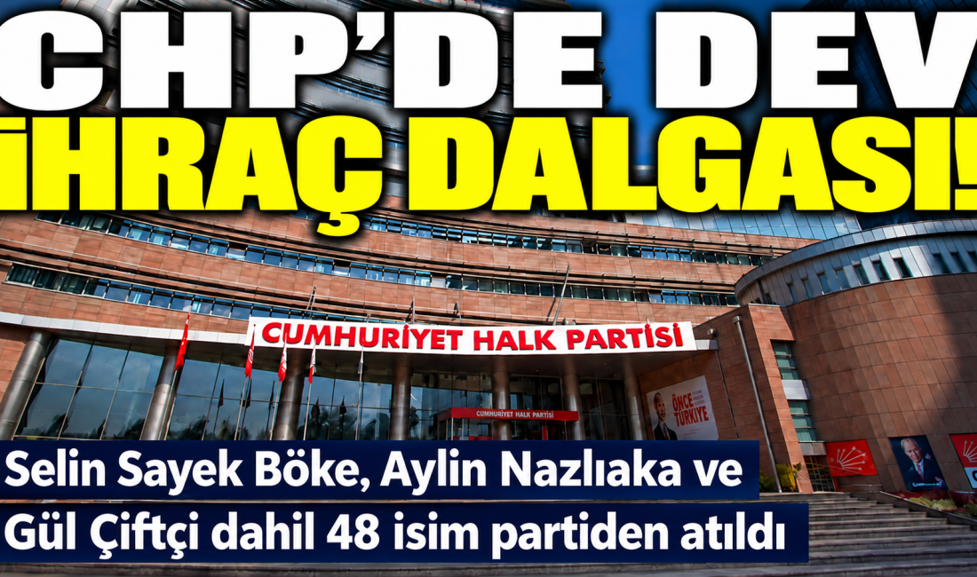CHP Yüksek Disiplin Kurulu (YDK), "başka partiyle hareket ettikleri" gerekçesiyle