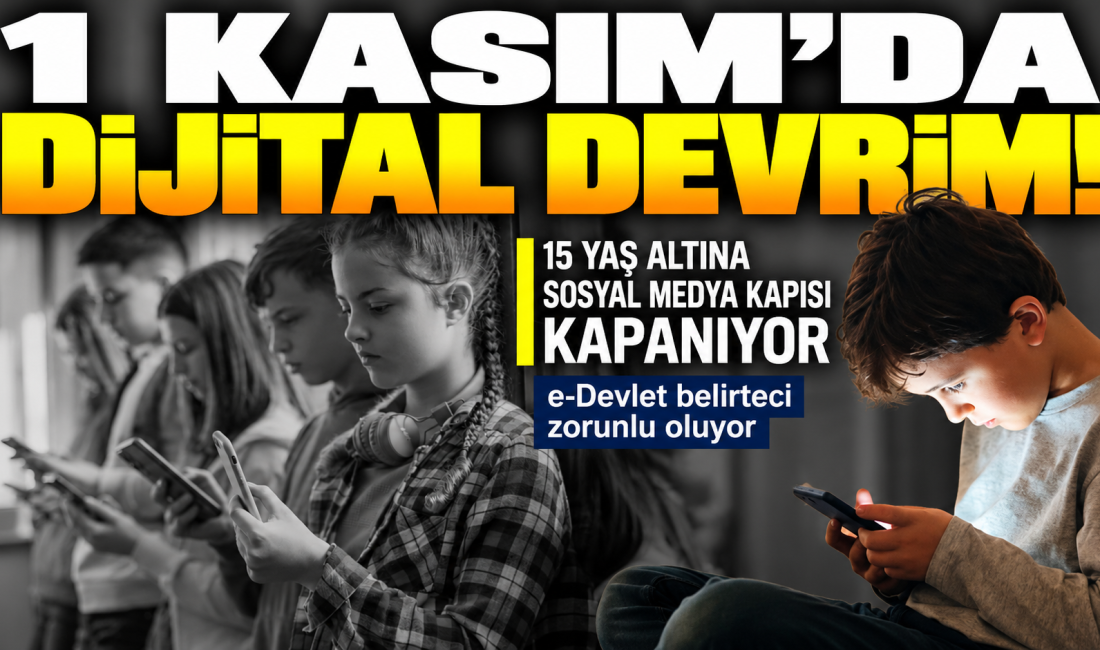 Türkiye'de 15 yaşını doldurmamış çocukların sosyal medya kullanımını kökten değiştirecek