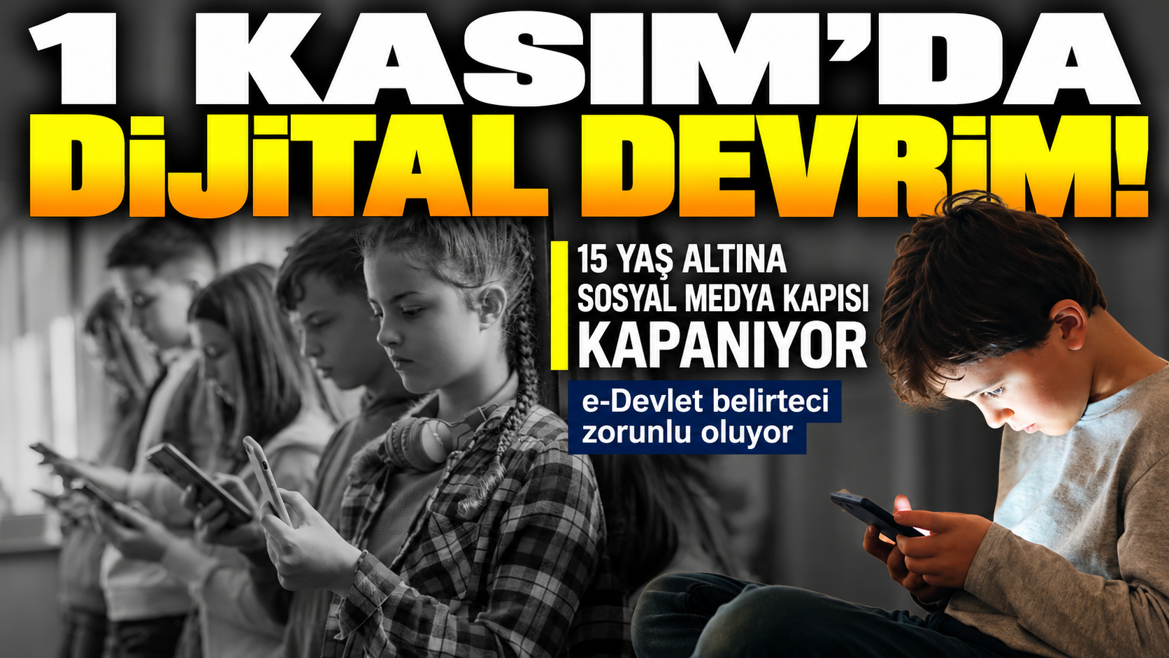 Türkiye'de 15 yaşını doldurmamış çocukların sosyal medya kullanımını kökten değiştirecek