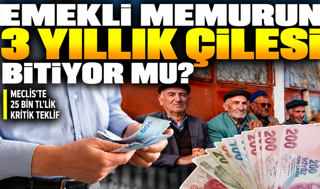 Yaklaşık 2 milyon 540 bin memur emeklisinin merakla beklediği seyyanen