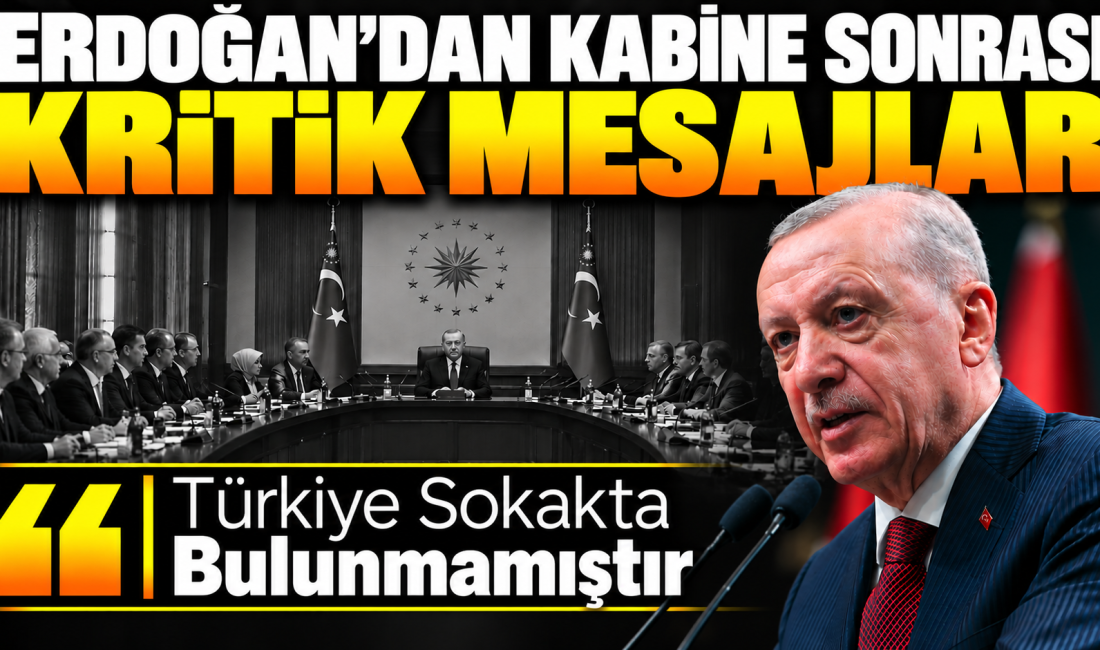 Cumhurbaşkanı Recep Tayyip Erdoğan, Kabine Toplantısı sonrası yaptığı açıklamada ekonomi,
