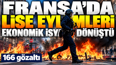 Fransa'da eylül ayında eğitim koşullarının iyileştirilmesi talebiyle başlayan lise eylemleri,