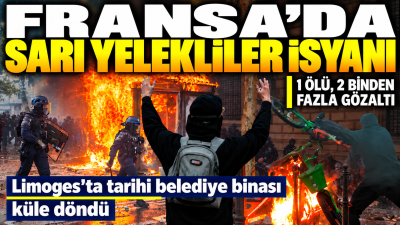 Fransa genelinde hayat pahalılığı ve akaryakıt zamlarına karşı düzenlenen Sarı